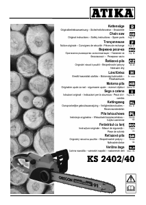 Manual Atika KS 2402-40 Chainsaw