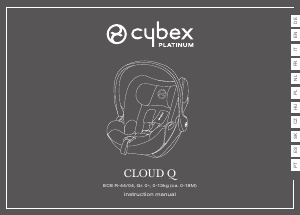 Návod Cybex Cloud Q Autosedačka