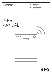 Manual AEG FSK73768P Dishwasher