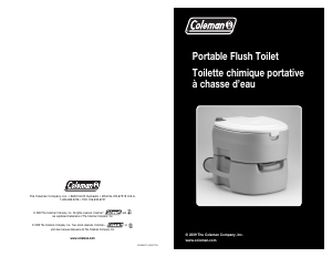 Manual Coleman Portable Flush Portable Toilet