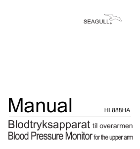 Manual Seagull HL888HA Blood Pressure Monitor