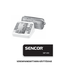 Käyttöohje Sencor SBP 690 Verenpainemittari