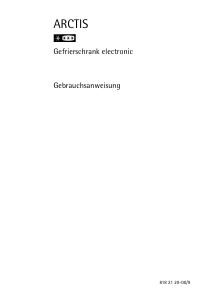 Bedienungsanleitung AEG A2566-1GS Gefrierschrank