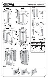 Mode d’emploi Centro Estant RWAY 90 Armoire