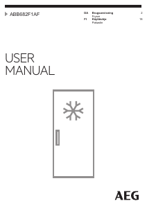 Käyttöohje AEG ABB682F1AF Pakastin