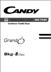 Brugsanvisning Candy GOC 791 BT Tørretumbler