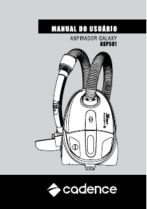 Manual Cadence ASP501 Galaxy Aspirador