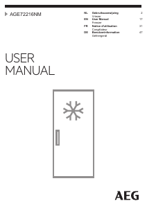 Manual AEG AGE72216NM Freezer