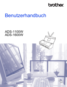 Bedienungsanleitung Brother ADS-1600W Scanner