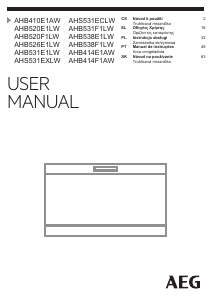 Manual AEG AHB520F1LW Congelador