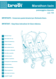 Manuale Brevi Marathon Twin Passeggino