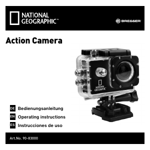 Manual de uso Bresser 90-83000 National Geographic Action cam