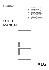 Priročnik AEG RCB632E4MW Hladilnik in zamrzovalnik