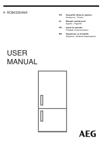 Εγχειρίδιο AEG RCB632E4MX Ψυγειοκαταψύκτης