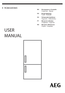 Manual AEG RCB632E5MX Combina frigorifica