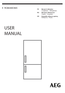 Εγχειρίδιο AEG RCB646E3MX Ψυγειοκαταψύκτης