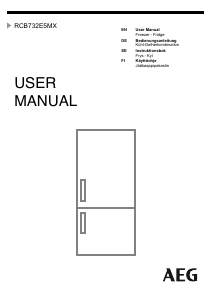 Manual AEG RCB732E5MX Fridge-Freezer