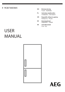 Εγχειρίδιο AEG RCB736E5MX Ψυγειοκαταψύκτης
