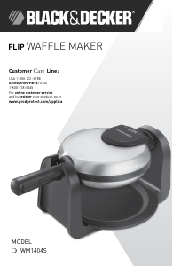 Manual Black and Decker WM1404S Waffle Maker