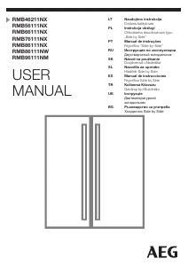 Manual de uso AEG RMB56111NX Frigorífico combinado