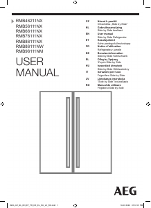 Manual AEG RMB66111NX Combina frigorifica