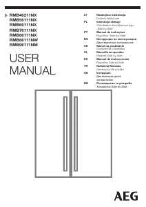 Manual de uso AEG RMB76111NX Frigorífico combinado