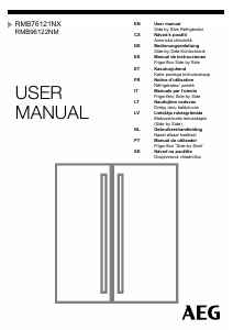Manual de uso AEG RMB76121NX Frigorífico combinado