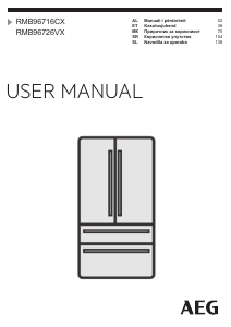 Priročnik AEG RMB96726VX Hladilnik in zamrzovalnik