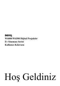 Kullanım kılavuzu BenQ W6000 Projektör