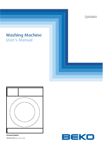 Manual BEKO QWM 84 Washing Machine