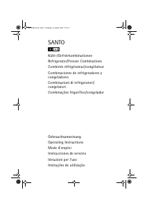 Bedienungsanleitung AEG SANTO4188-4DTL Kühl-gefrierkombination