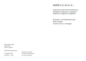 Manuale AEG SC81641-4I Frigorifero-congelatore