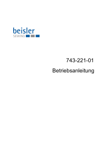 Bedienungsanleitung Beisler 743-221-01 Nähmaschine
