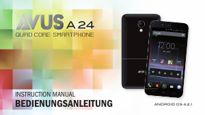 Bedienungsanleitung Avus A24 Handy