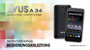 Manual Avus A34 Mobile Phone