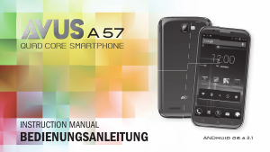 Bedienungsanleitung Avus A57 Handy