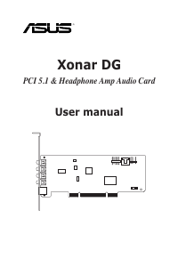 Handleiding Asus E7802 Xonar DG Geluidskaart