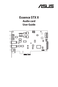 Manual Asus E9122 Essence STX II Sound Card