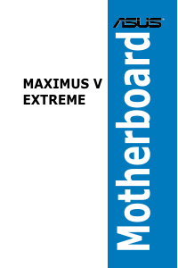 Handleiding Asus E7627 Maximux V Extreme Moederbord