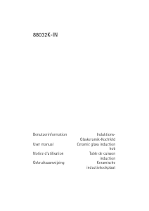 Mode d’emploi AEG 88032K-IN Table de cuisson