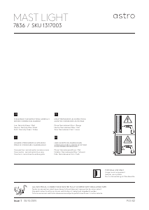 Bedienungsanleitung Astro Mast Leuchte