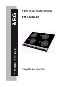 Priročnik AEG FM7300GAN Grelna plošča