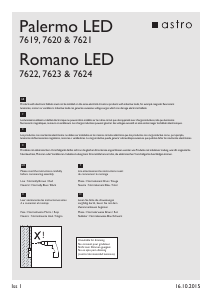 Manual de uso Astro Romano Lámpara