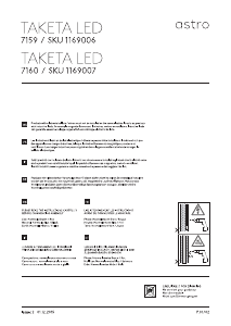 Manual de uso Astro Taketa Lámpara