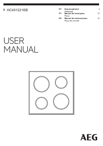 Manual de uso AEG HC451221EB Placa