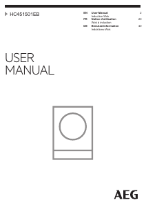 Handleiding AEG HC451501EB Kookplaat