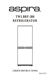 Manual Aspira BRF-204 Fridge-Freezer