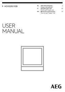 Manual de uso AEG HC452601EB Placa