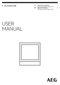 Manual AEG HC452601EB Plită