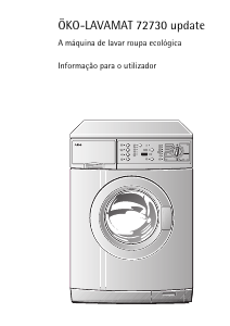 Manual AEG LAV72730-W Máquina de lavar roupa